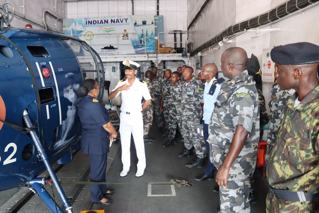 INS Sumedha Mission Deployed at Maputo, Mozambique