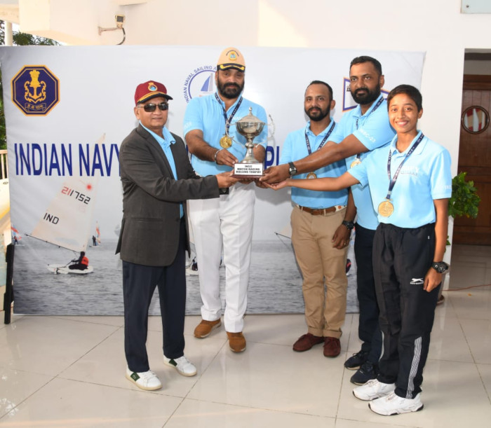 भारतीय नौसेना नौकायन चैम्पियनशिप 2023 का आई.एन.डब्ल्यू.टी.सी. (एम.बी.आई.) में समापन