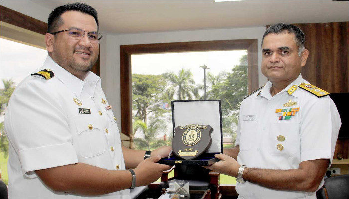 Maiden Operational Sea Training for Malaysian Navy Ship at Kochi