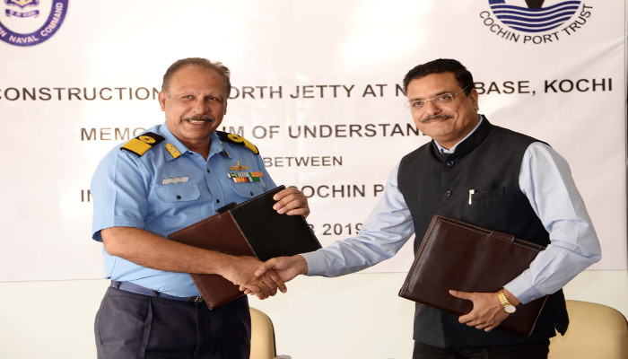 MoU Between Indian Navy and Cochin Port Trust