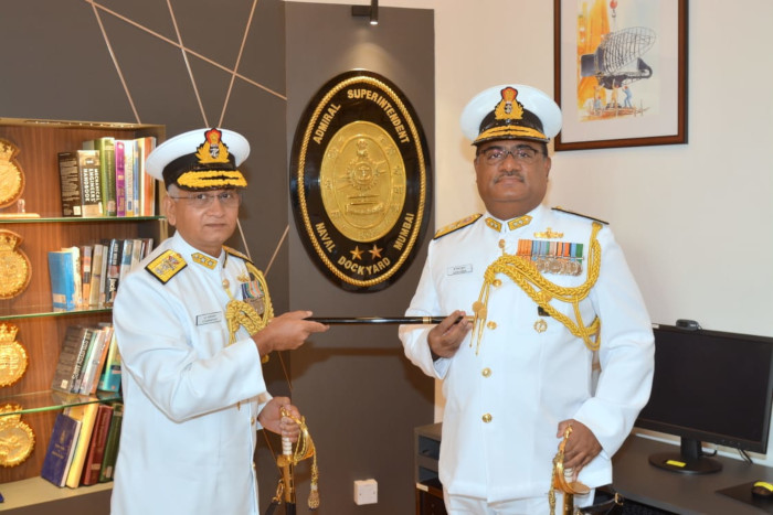 Rear Admiral B Sivakumar Takes Over as Admiral Superintendent of Naval Dockyard, Mumbai