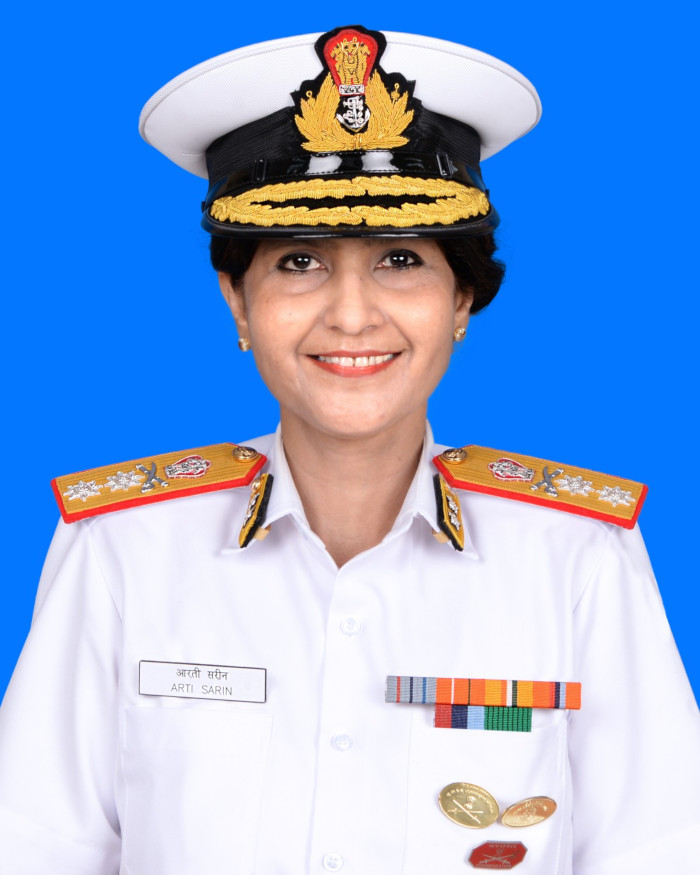 Surgeon Rear Admiral Arti Sarin Assumes charge as the Command Medical Officer, Southern Naval Command, Kochi