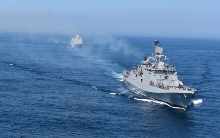 INS Tabar Completes Maritime Partnership Exercise with French Navy