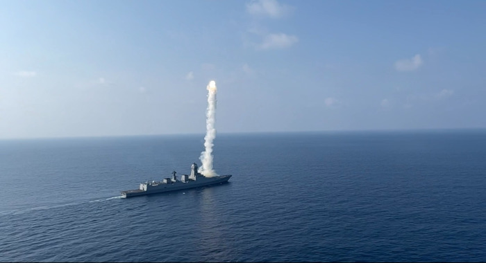 Indian Navy Successfully Fires Extended Range Brahmos Land Attack Missile