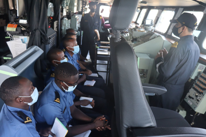 INS Talwar Conducts Training Onboard for Kenya Navy Personnel