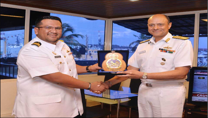 Maiden Operational Sea Training for Malaysian Navy Ship at Kochi