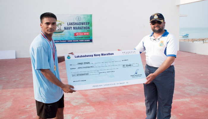 Inaugural Lakshadweep Navy Mini Marathon Conducted at Kavaratti