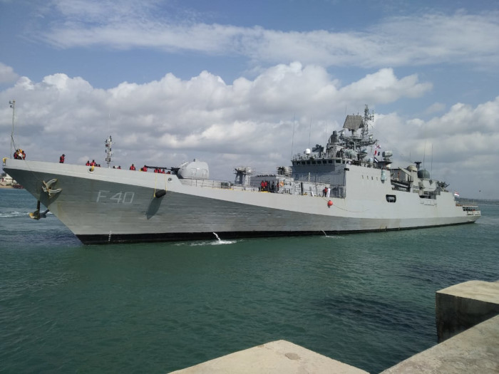 INS Talwar in Mombasa to Participate in Exercise Cutlass Express 2021
