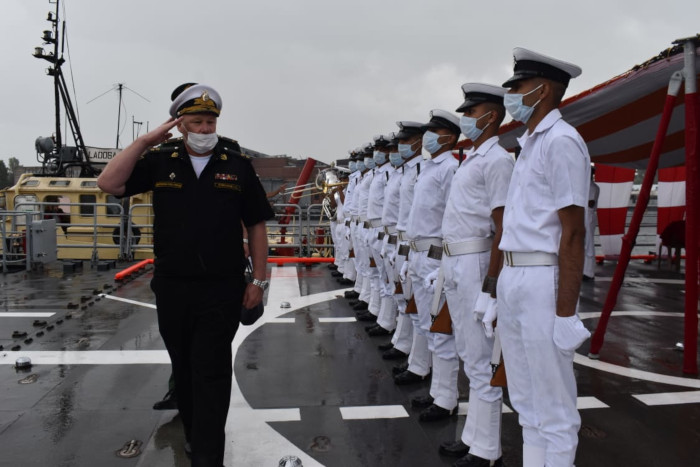 INS Tabar Participates in Navy Day Celebrations of The Russian Navy