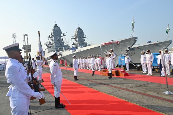 Rear Admiral Cr Praveen Nair takes over as Fleet Commander of the Sword Arm