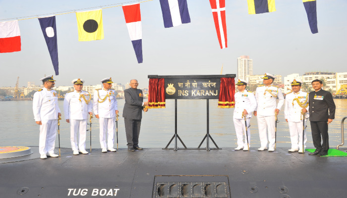 INS Karanj - Third Kalvari Class Submarine Commissioned at Naval Dockyard, Mumbai