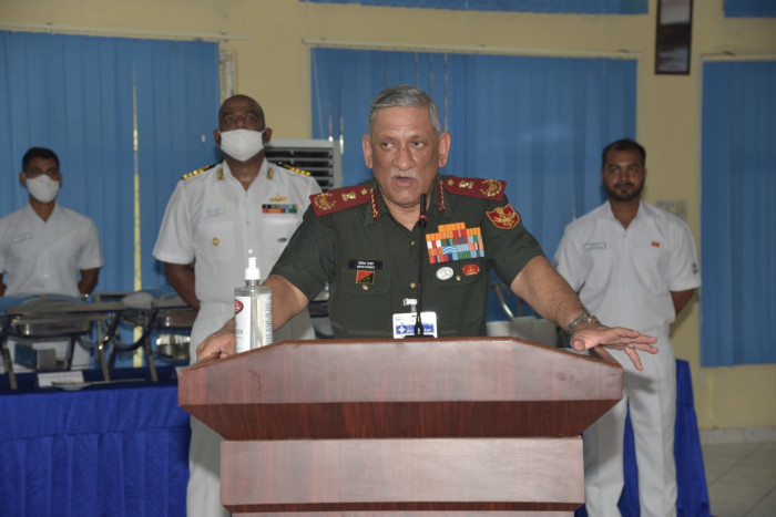CDS Gen Bipin Rawat Visits Karwar Naval Base