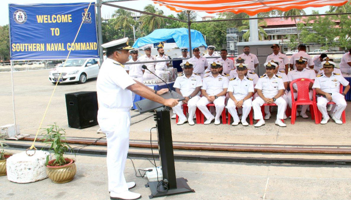 जल सर्वेक्षण करने वाली पोत, भारतीय नौसेना पोत इन्वेस्टिगेटर को दक्षिणी नौसेना कमान, कोच्चि में शामिल किया गया