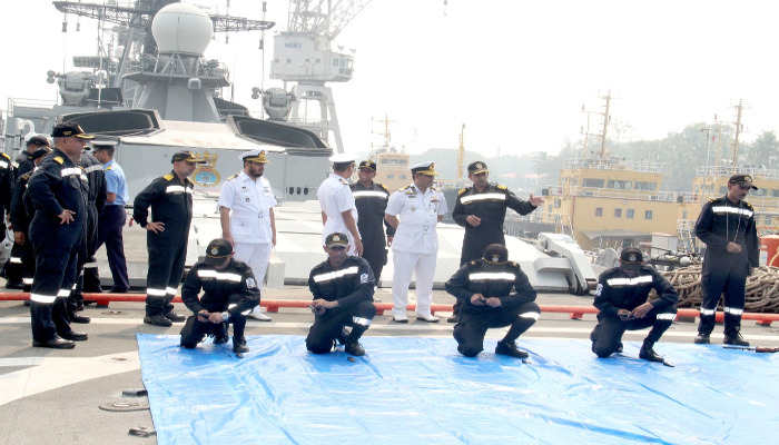 बांग्लादेश नौसेना प्रतिनिधिमंडल ने कोच्चि का दौरा किया