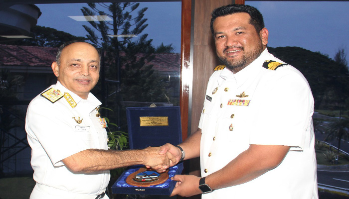 दक्षिणी नौसेना कमान द्वारा मलेशियाई नौसेना पोत के वर्कअप का समापन