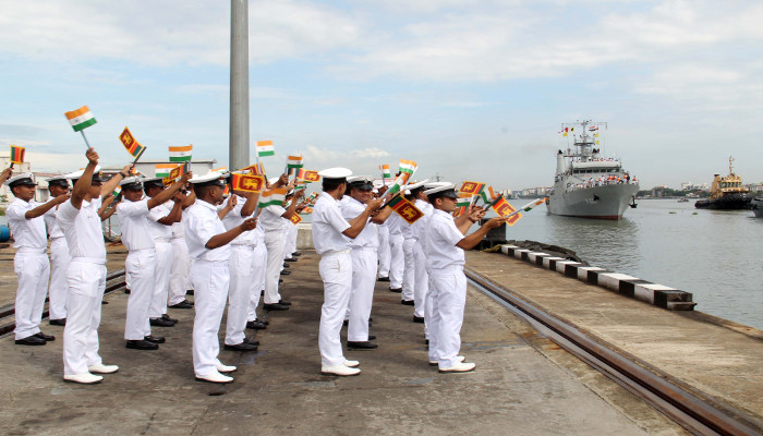 श्रीलंकाई नौसेना पोतों का कोच्चि का दौरा