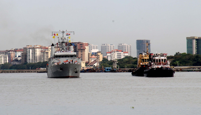 श्रीलंकाई नौसेना पोतों का कोच्चि का दौरा