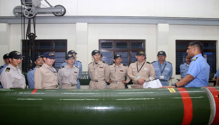 Japanese Navy Ship Visits Kochi