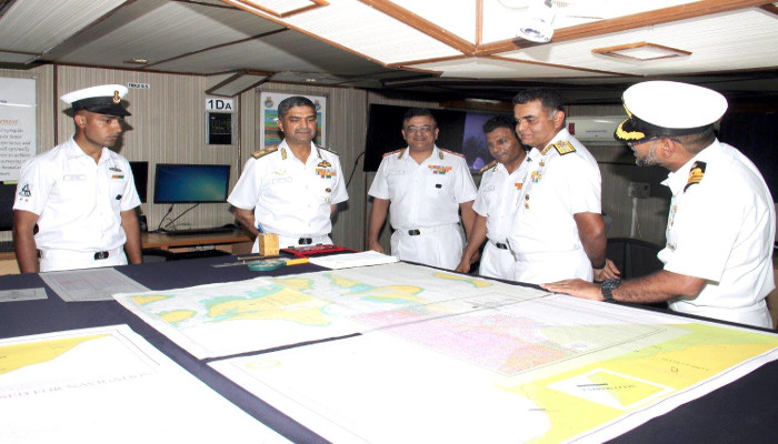 जल सर्वेक्षण करने वाली पोत, भारतीय नौसेना पोत इन्वेस्टिगेटर को दक्षिणी नौसेना कमान, कोच्चि में शामिल किया गया