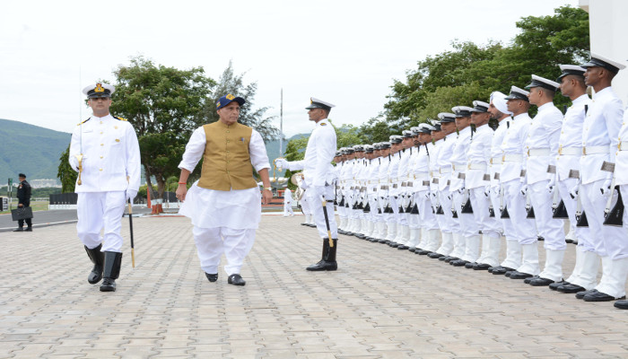 Hon’ble Raksha Mantri Shri Rajnath Singh Visits Eastern Naval Command