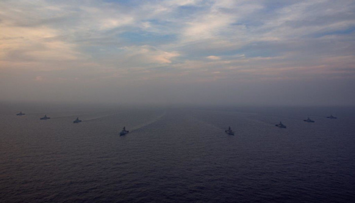FOC-in-C ENC Reviews Operational Readiness of Eastern Fleet