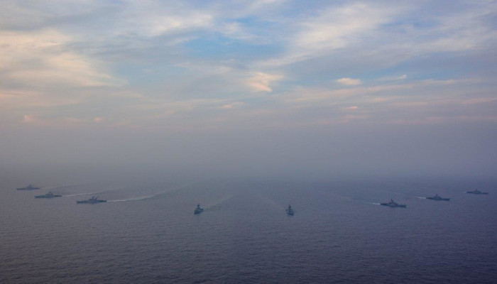 FOC-in-C ENC Reviews Operational Readiness of Eastern Fleet
