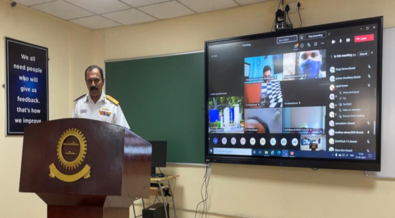 भारतीय नौसेना ने पीएसए के रखरखाव पर कौशल विकास प्रशिक्षण कार्यक्रम आयोजित किया ऑक्सीजन प्लांट्स 