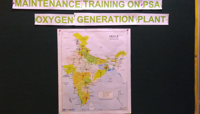 Indian Navy Conducts Skill Development Training Program on Maintenance of PSA Oxygen Plants