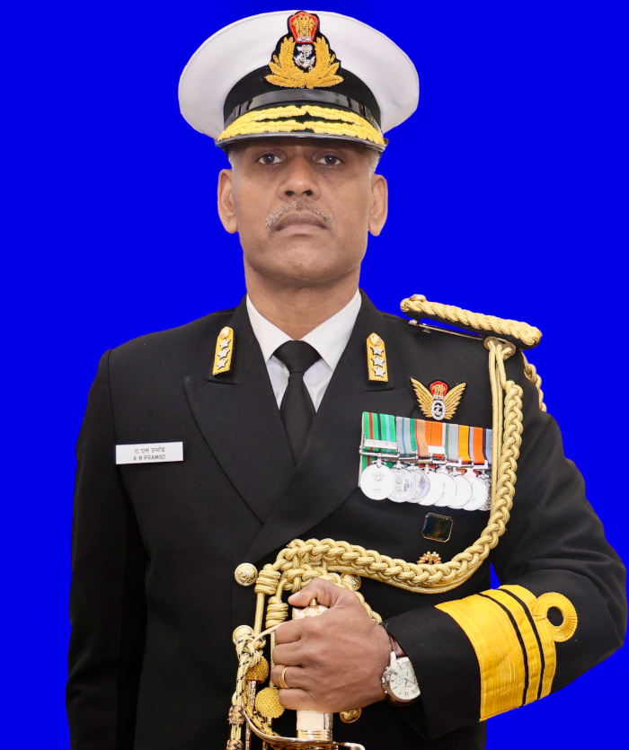 Vice Admiral AN Pramod assumed charge as Director General Naval Operations