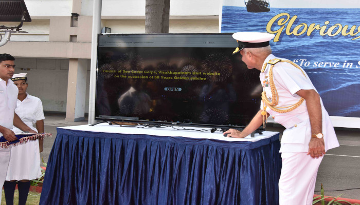 Golden Jubilee Celebrations of Sea Cadets Corps Visakhapatnam Unit