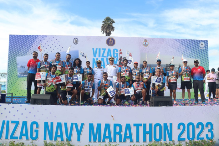 Vizag vibes with extra miles and smiles during Vizag Navy Marathon