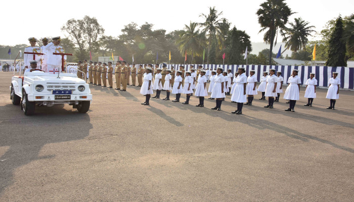 Republic Day Parade Held at  Eastern Naval Command