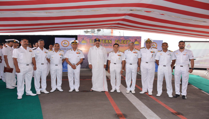 Vice President Visits Eastern Naval Command, Visakhapatnam