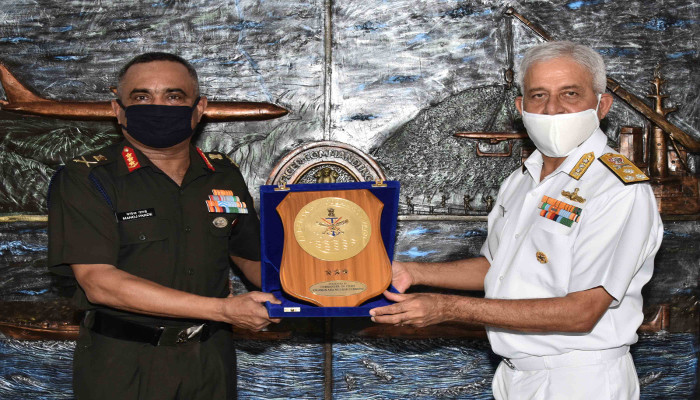 Lieutenant General Manoj Pande CINCAN Visits Eastern Naval Command