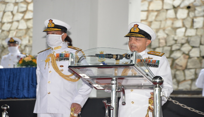 भारतीय नौसेना अकादमी, एज़िमला में कोर्स समापन समारोह का आयोजन