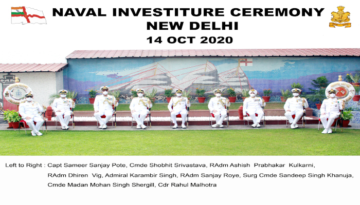 Naval Investiture Ceremony at New Delhi – 2020