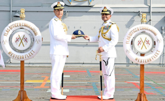 Rear Admiral Ajay Kochhar Assumes Command of The Western Fleet (FOCWF)