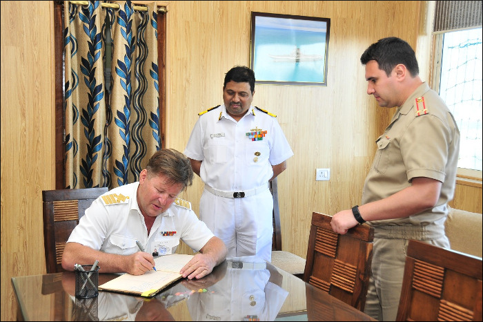 Russian Navy Ship Admiral Vladimirsky Visits Mumbai