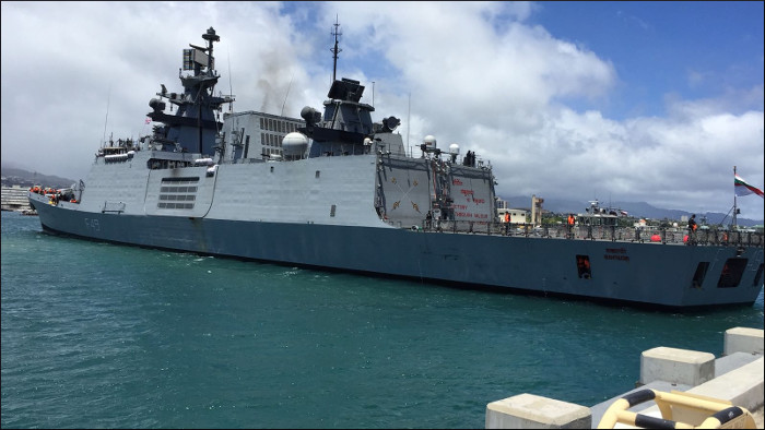 Indian Naval Ship Sahyadri Visits Pearl Harbour, Hawaii