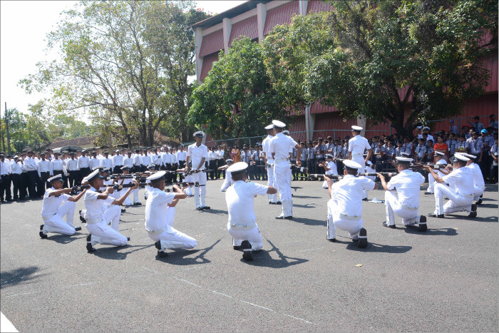 School Children Visit  at Naval Base Kochi