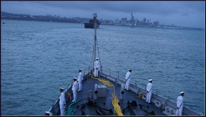 INS Sumitra at Auckland