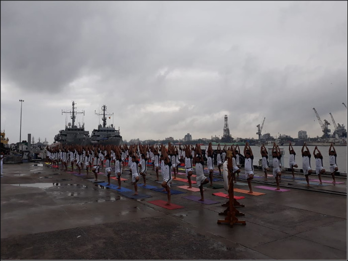 Southern Naval Command Celebrates 4th International Day of Yoga - 2018