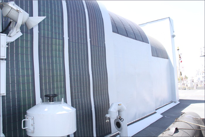 Green Initiative Installation of Solar Panel Onboard INS Sarvekshak