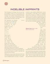 Indelible Imprints - Alpana Issar