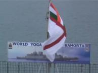 International Yoga day celebrated by Indian Navy