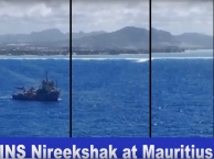 Indian Naval Ship Nireekshak at Mauritius