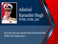 Admiral Karambir Singh, CNS Keynote Address during the Webinar on Marine Spatial Planning