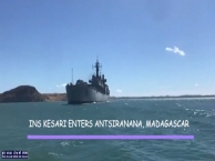 INS Kesari at Port Antsiranana, Madagascar - Mission Sagar 1
