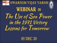 The Use of Sea Power in 1971 Victory - Lessons for Tomorrow