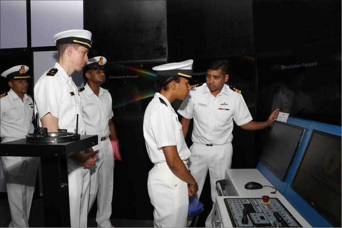 United States of America Naval Midshipmen Visit Indian Naval Academy